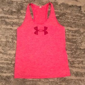 Heathered Pink Under Armour Tank